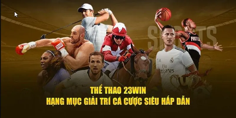 Thể thao 23win chính là sân chơi giải trí đổi thưởng tiền thật uy tín hàng đầu hiện nay